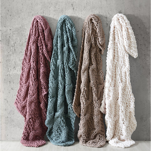 Wayfair Chunky Knit Blankets & Throws You'll Love in 2023